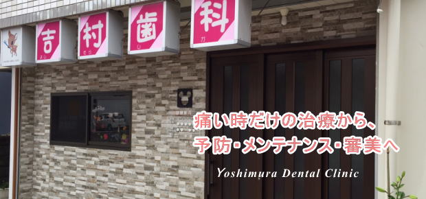 痛い時だけの治療から、予防・メンテナンス・審美へ